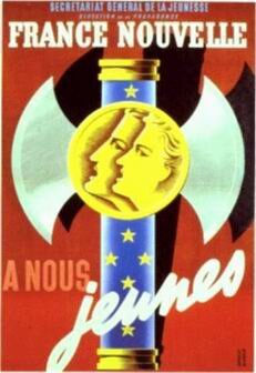 Affiche du gouvernement de Vichy pour une France nouvelle