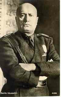 Photo de Mussolini - 1937