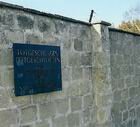 Plaque du camp de Sachsenhausen