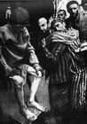 Survivants du camp de Dachau, mai 1945.